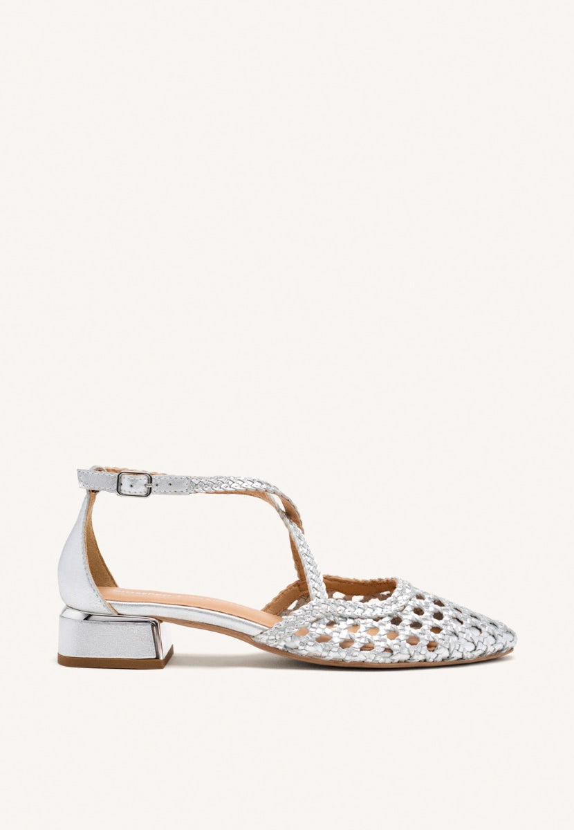 BRAIDED LEATHER BALLET FLATS  BRILLION