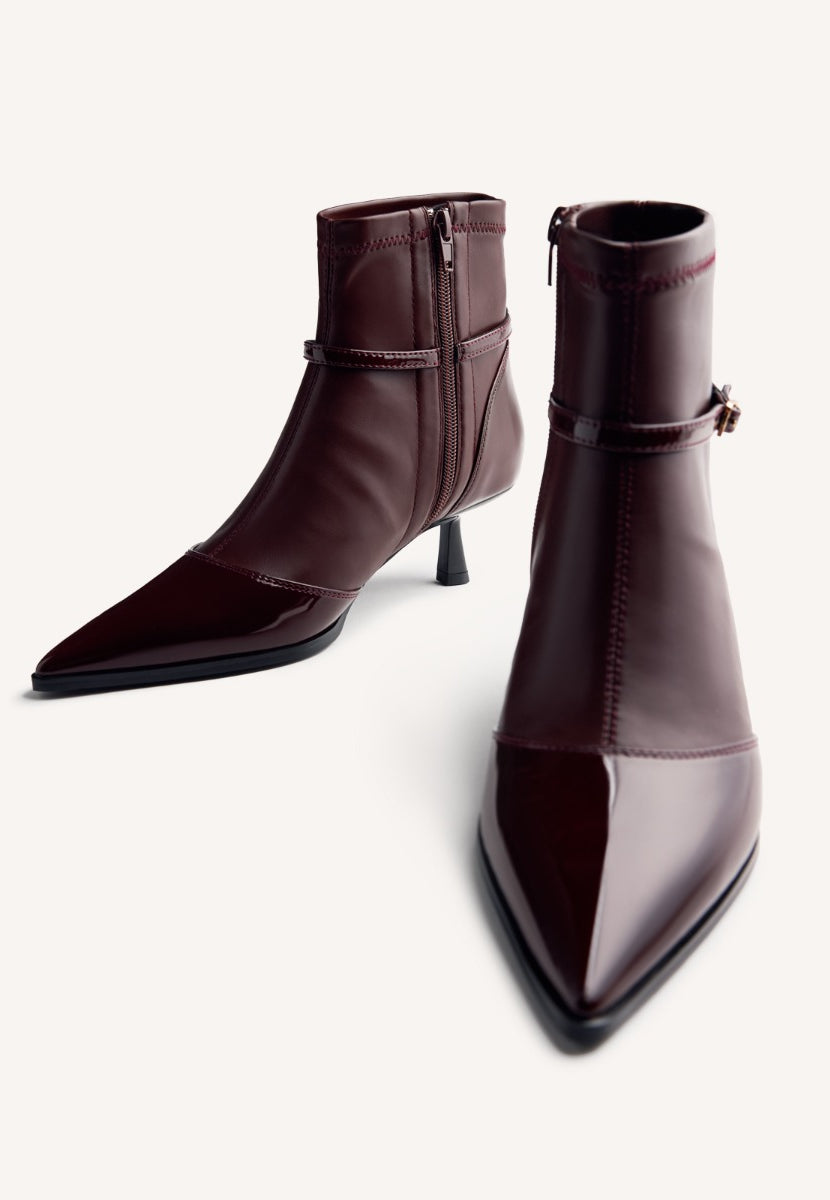 KITTEN HEEL BOOTS CASPIAN