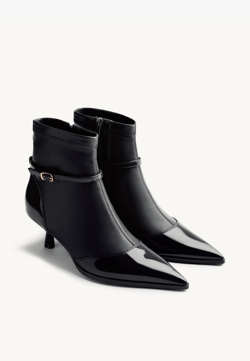 KITTEN HEEL BOOTS CASPIAN