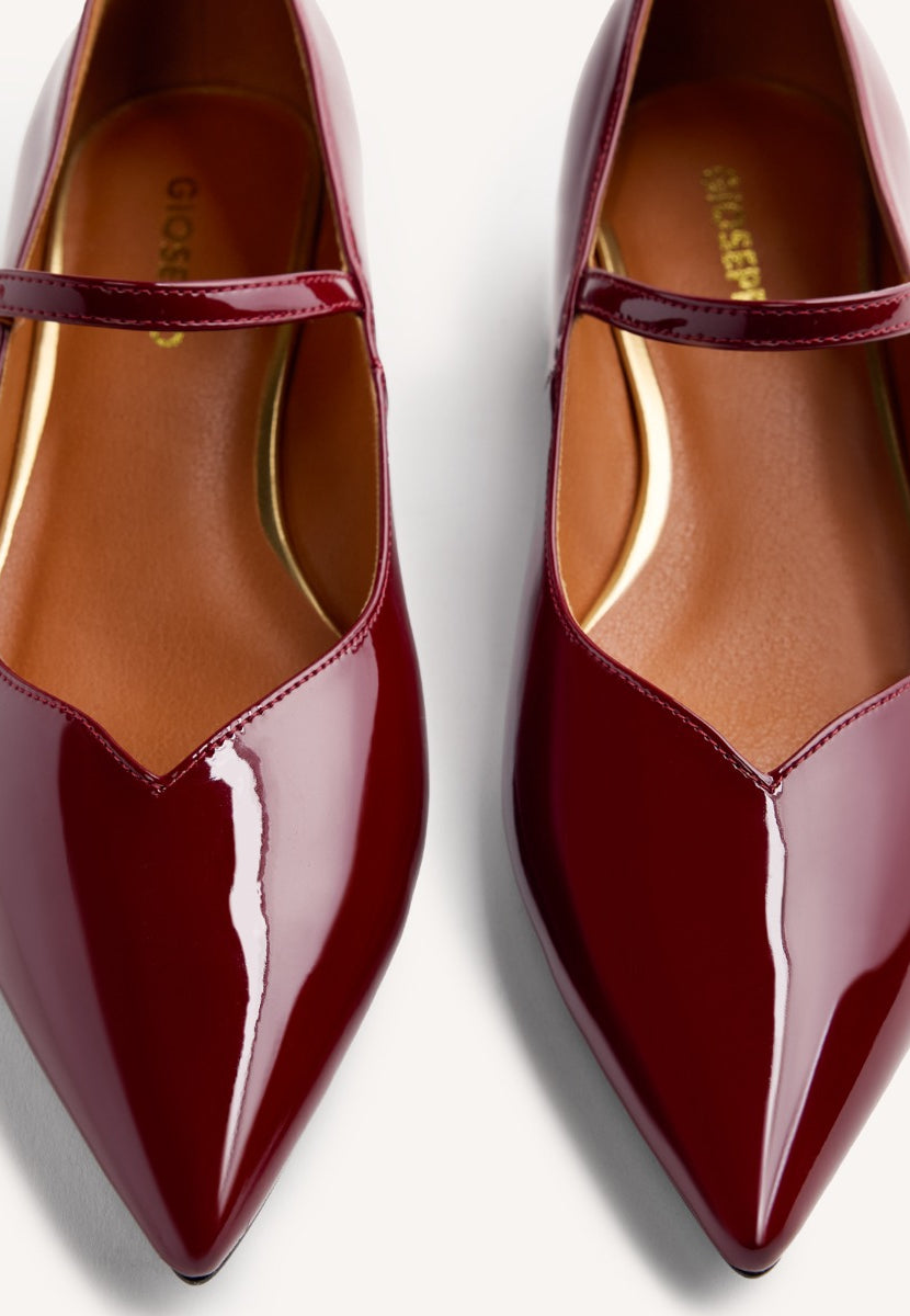 PATENT LEATHER EFFECT HEELED SHOES WISHAW