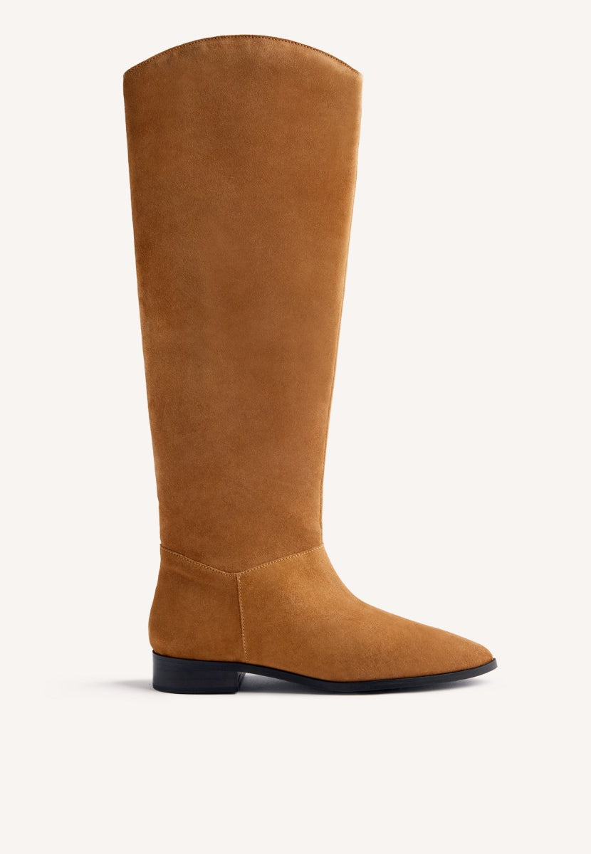 BOTAS ALTAS COURO CAMURÇA FOSTORIA