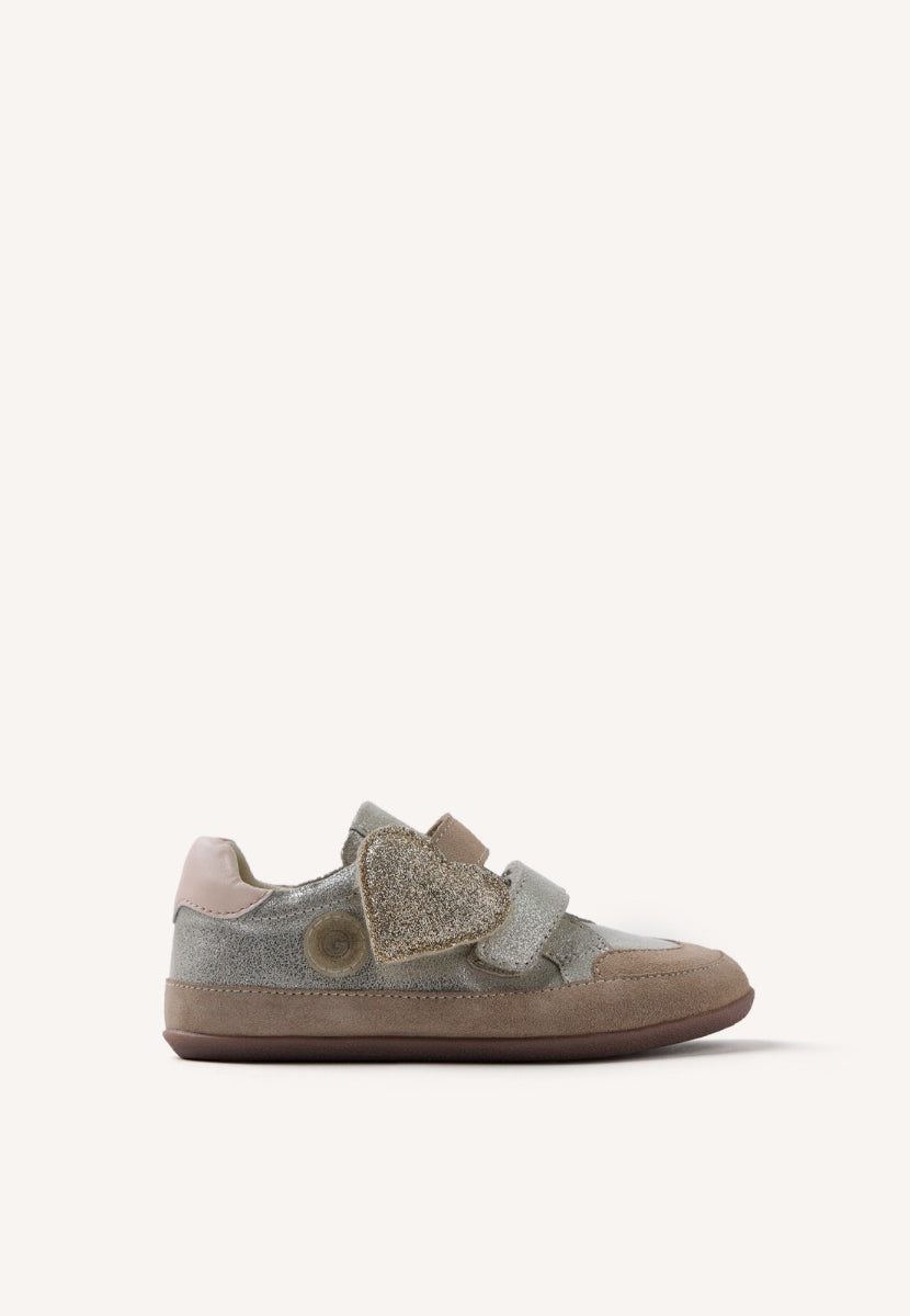 GIOSEPPO BAREFOOT - SHINY SUEDE LEATHER SNEAKERS RENVILLE