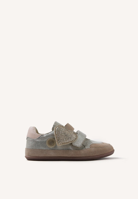 GIOSEPPO BAREFOOT - SHINY SUEDE LEATHER SNEAKERS RENVILLE