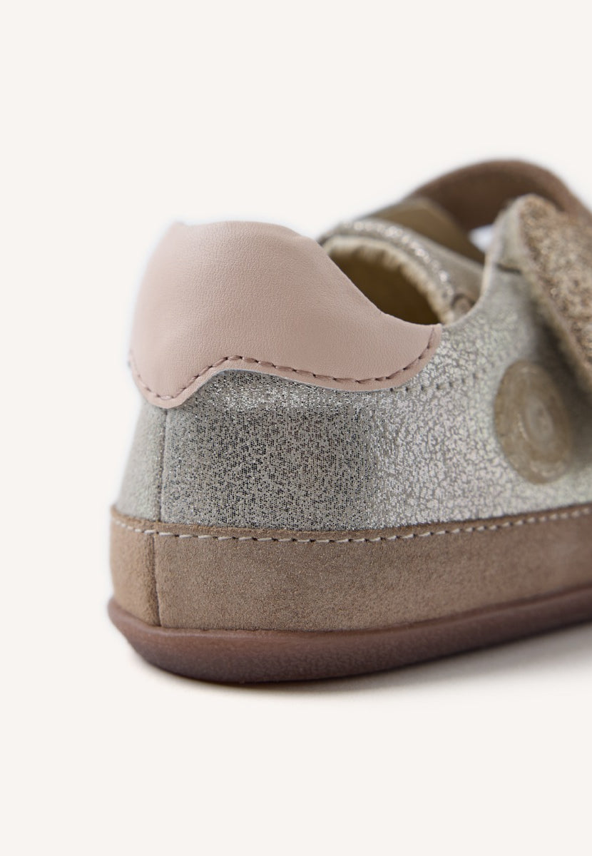GIOSEPPO BAREFOOT - SHINY SUEDE LEATHER SNEAKERS RENVILLE