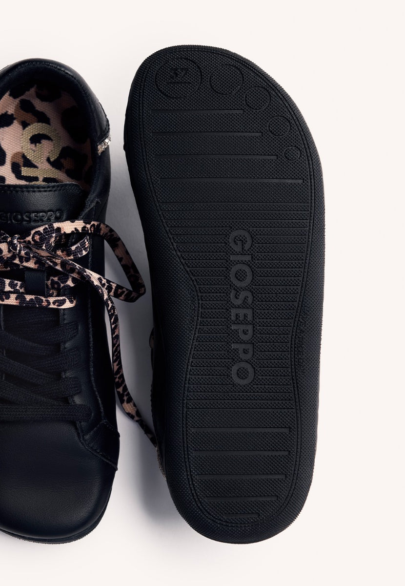 GIOSEPPO BAREFOOT - BASKETS CUIR SALINE
