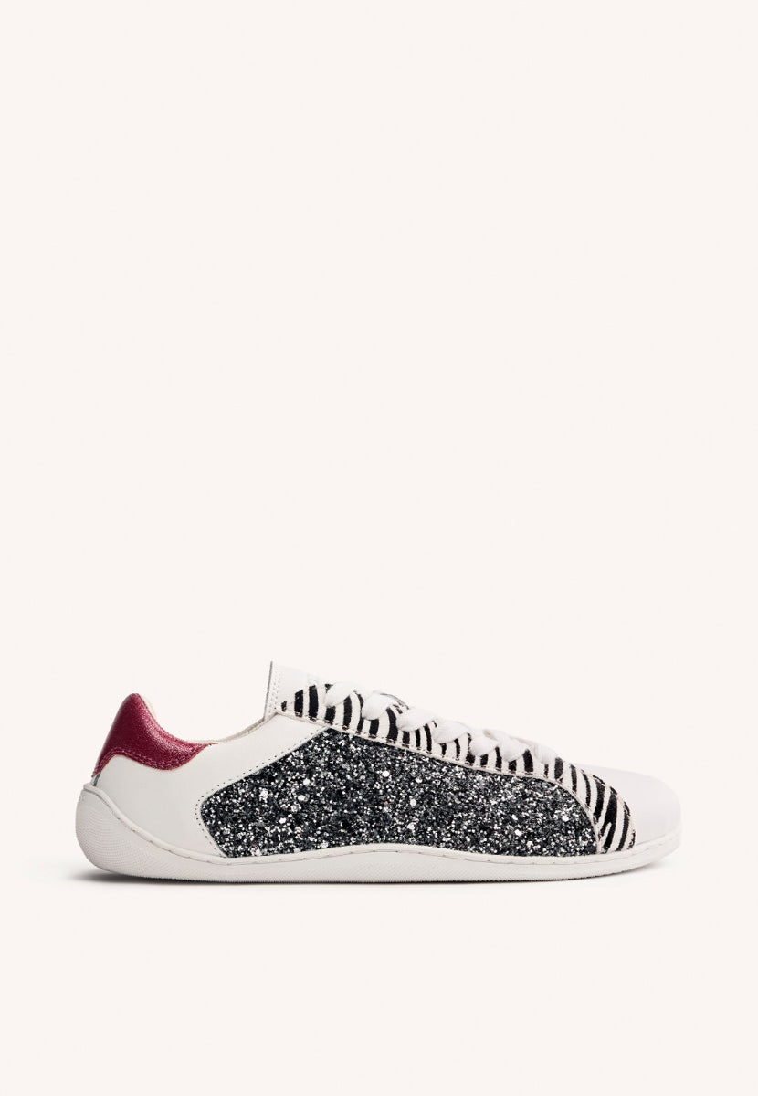 GIOSEPPO BAREFOOT - BASKETS CUIR BRILLANT LEELANAU