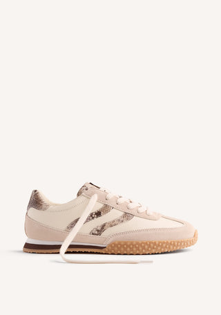 SNAKE LEATHER SNEAKERS GLADWIN