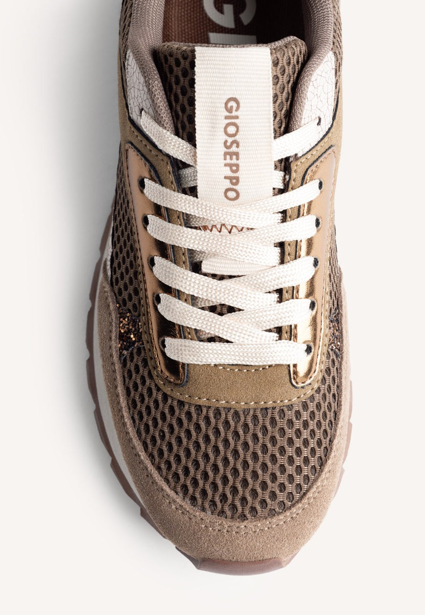 ZAPATILLAS PIEL Y REJILLA FUNKLEY