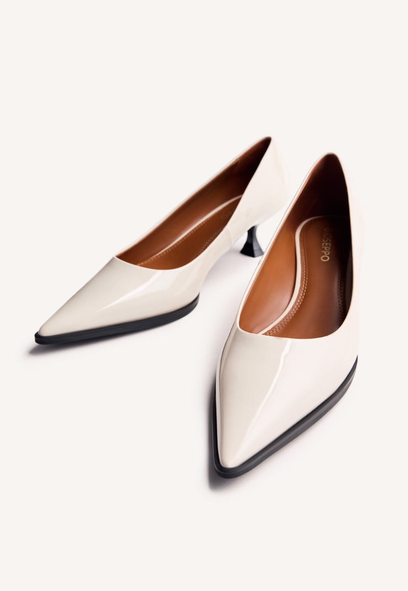 PATENT LEATHER EFFECT HEELED SHOES MAZEPPA