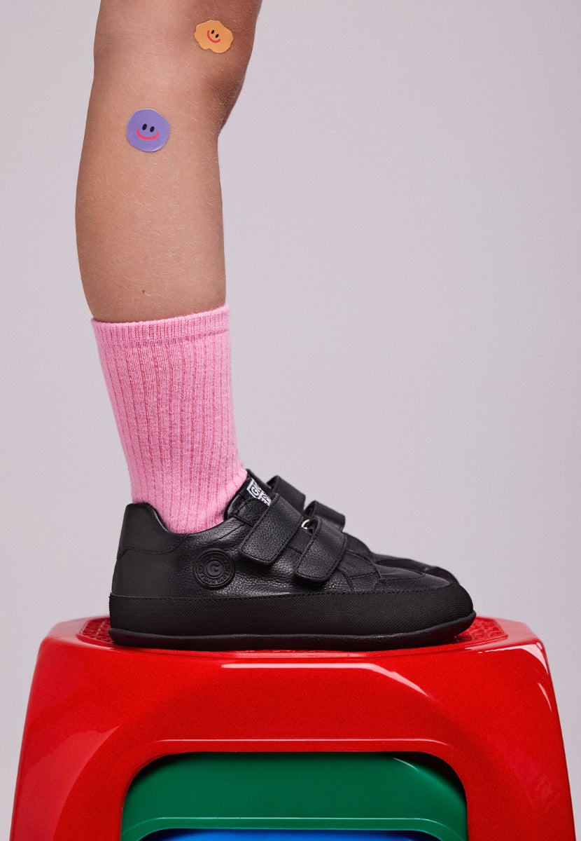 GIOSEPPO BAREFOOT - LEATHER SCHOOL SNEAKERS CLIFFORD