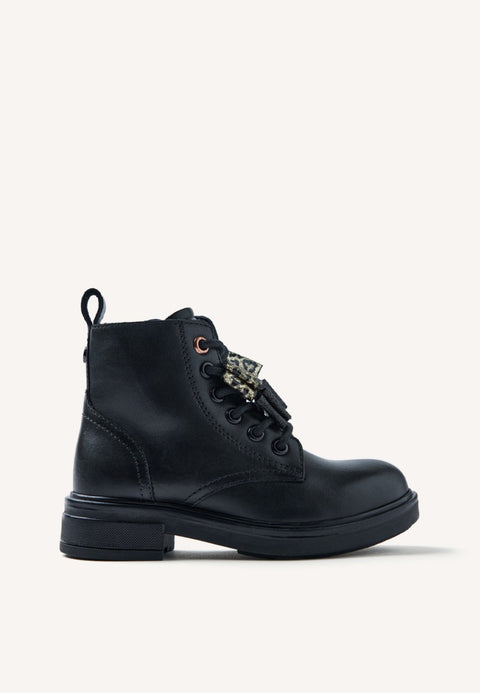 LEATHER BOOTS BOWS REVERE