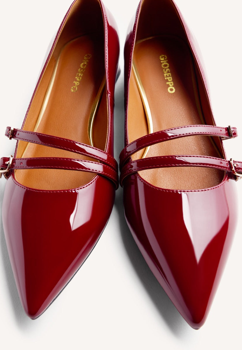 PATENT LEATHER EFFECT HEELED SHOES LUCAN