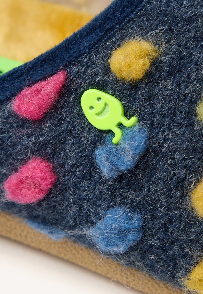 PANTOFOLE DA CASA A POIS NOVI