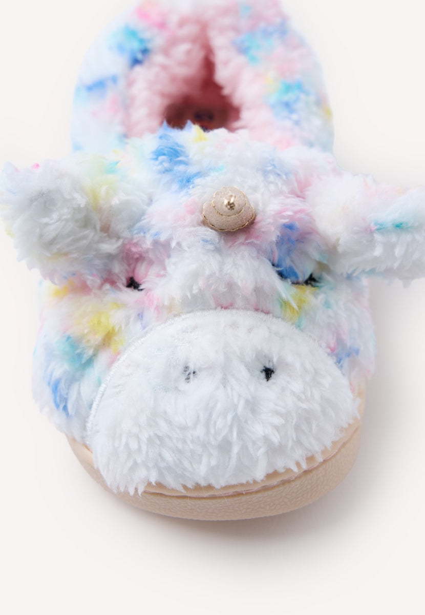 FUR CLOSED HOUSE SLIPPERS TENNEY