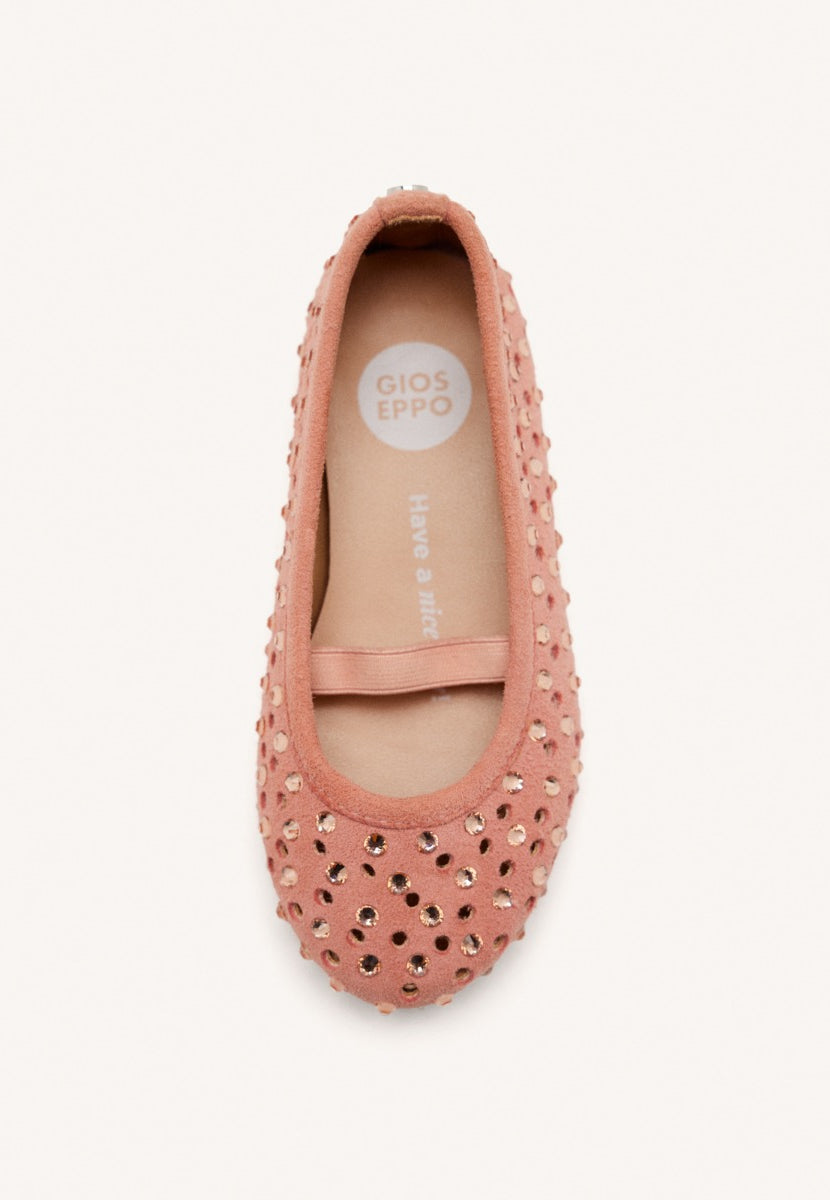 LEATHER STUDDED MARY-JANE BALLET FLATS DEDHAM