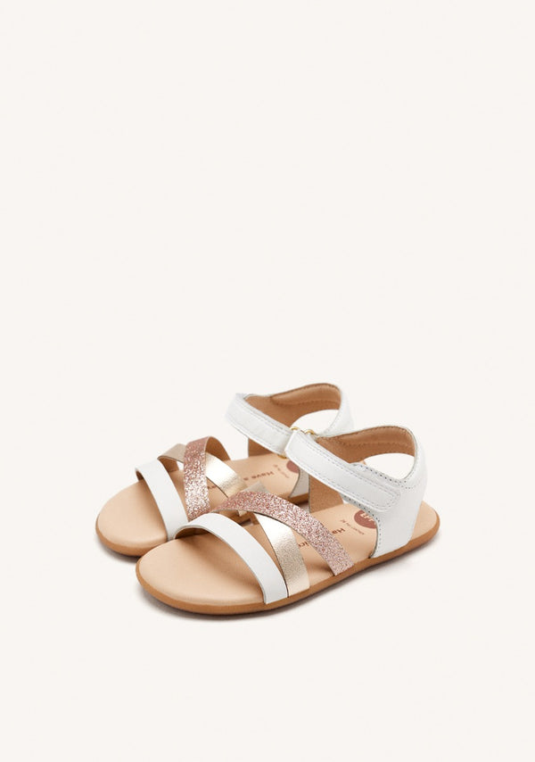 GIOSEPPPO BAREFOOT - LEATHER SHINE SANDALS BRANFORD