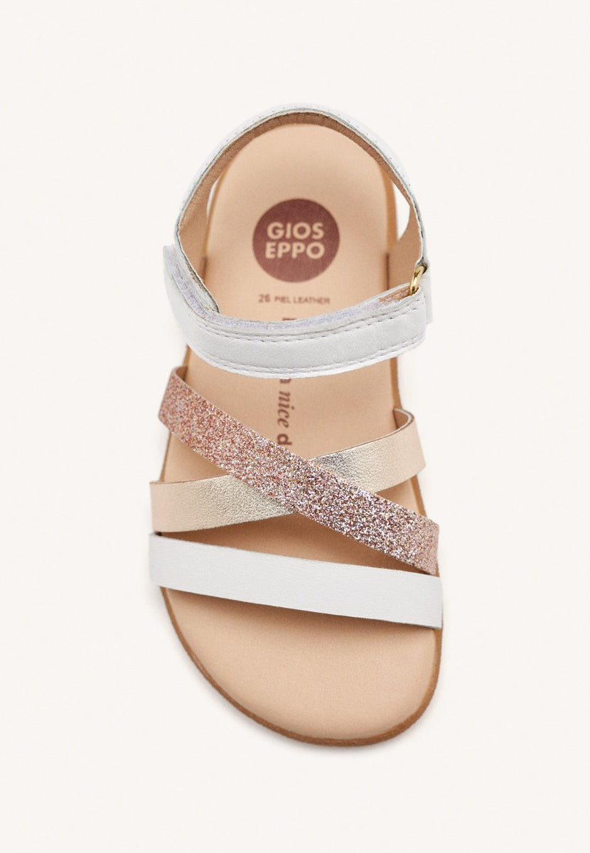 GIOSEPPPO BAREFOOT - LEATHER SHINE SANDALS BRANFORD
