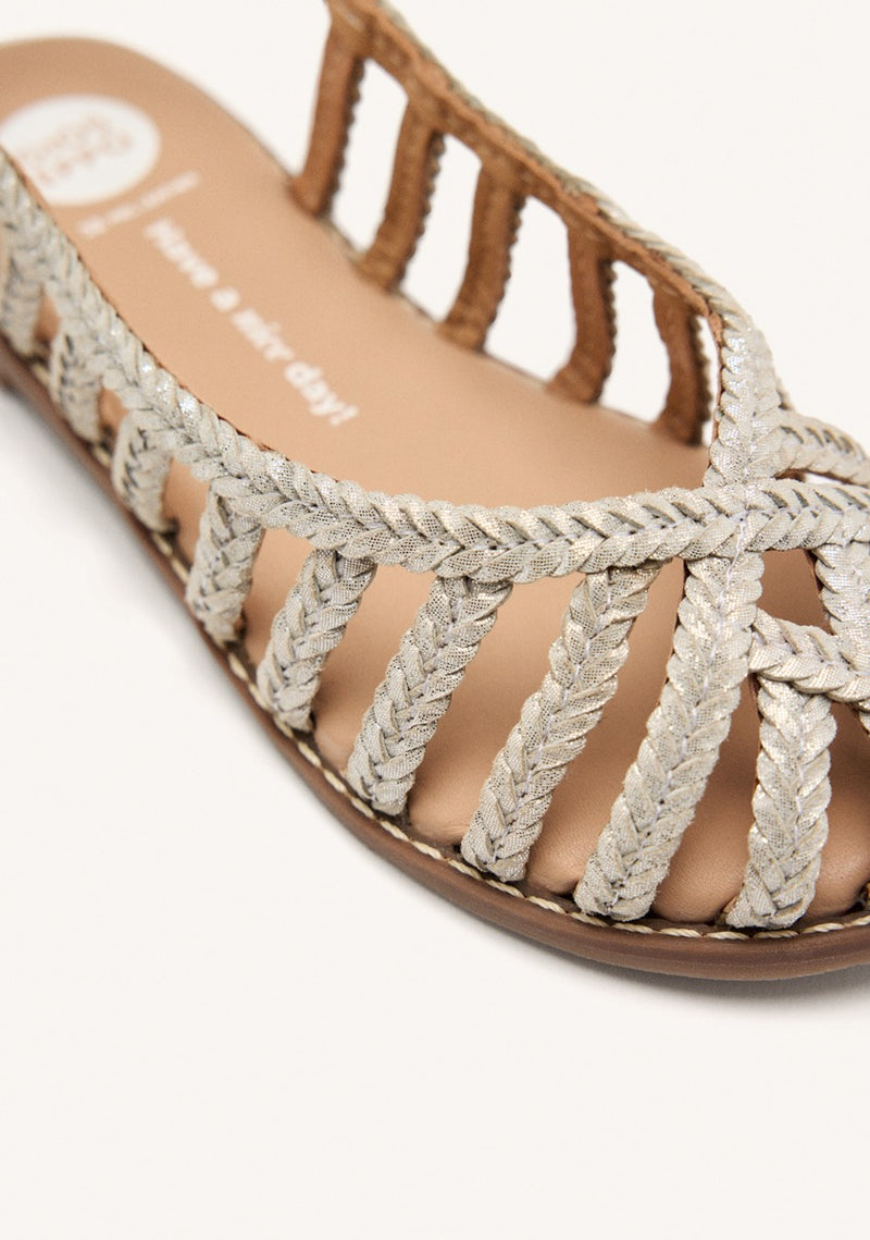 SANDALIAS CERRADAS PIEL TRENZADA SIMSBURY