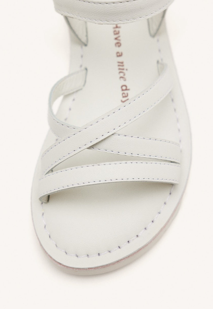 SANDALI CON CINTURINO PELLE TOLLAND