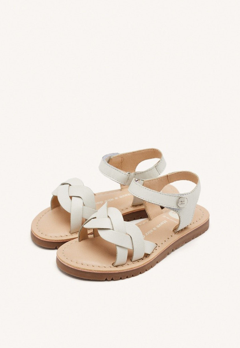 SANDALI PELLE INTRECCIATA ROWLEY