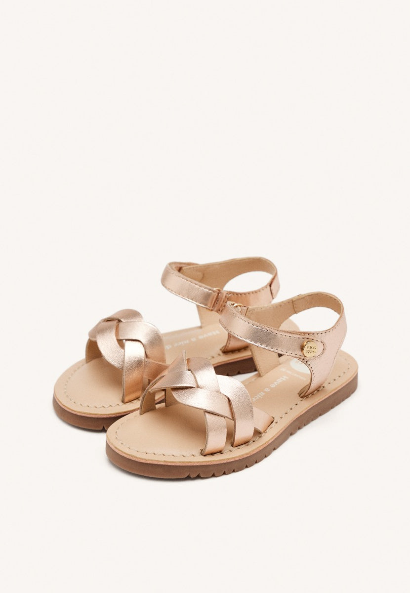 SANDALI PELLE INTRECCIATA ROWLEY