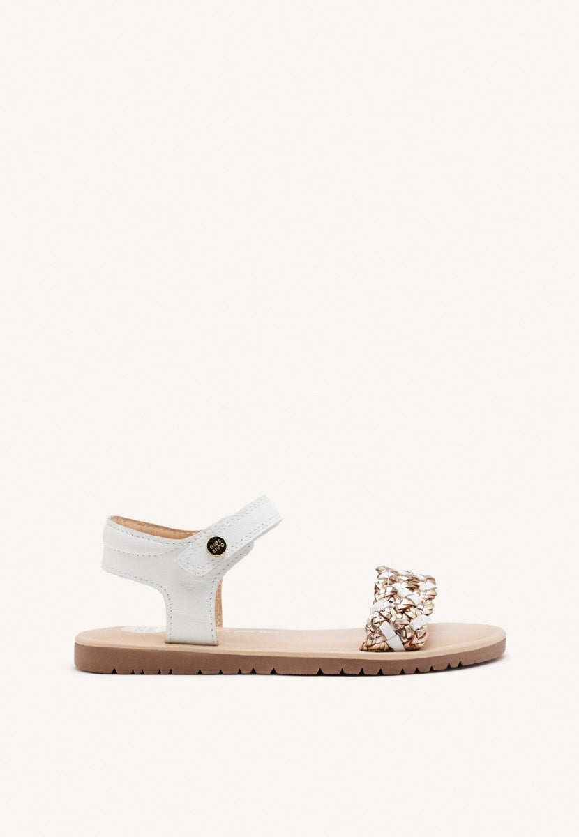 SANDALI PELLE INTRECCIATA LEMINGTON