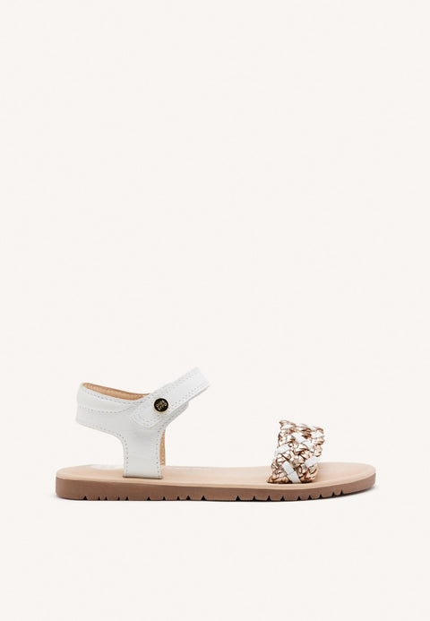 SANDALI PELLE INTRECCIATA LEMINGTON