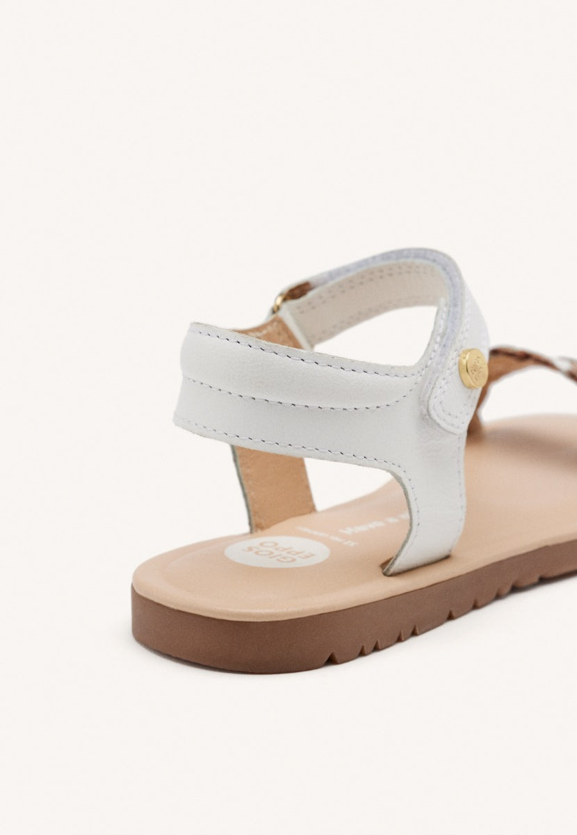 SANDALI PELLE INTRECCIATA LEMINGTON