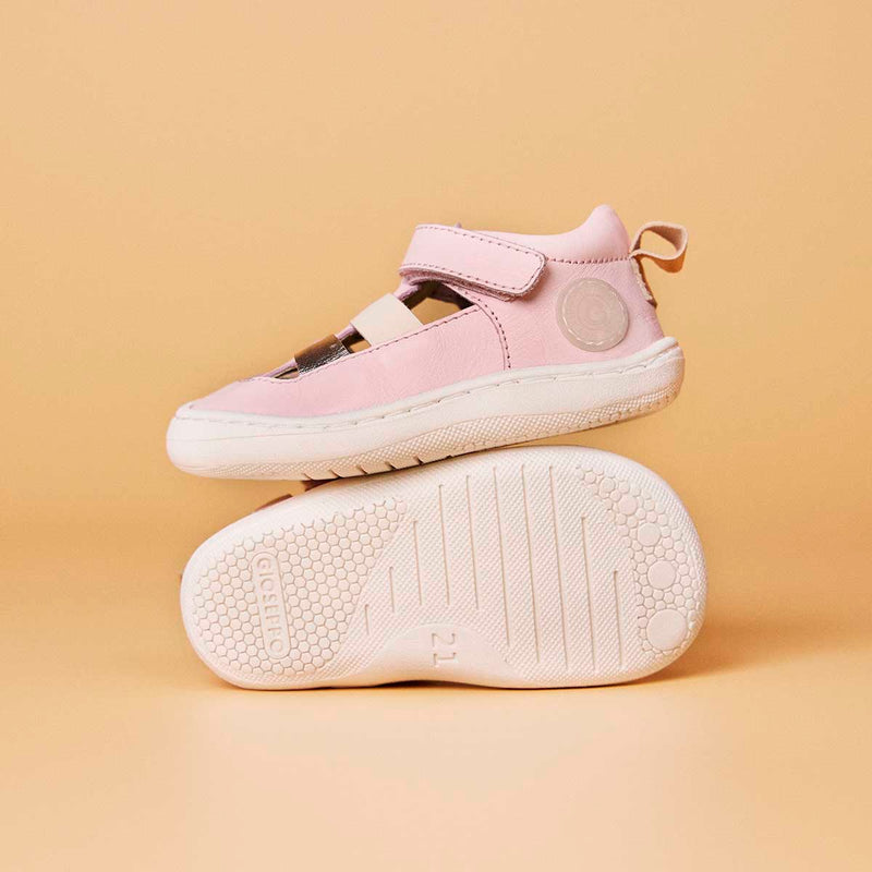 SANDALIAS ROSAS ESTILO CANGREJERAS CON CIERRES AJUSTABLES PARA BEBÉ ODELL