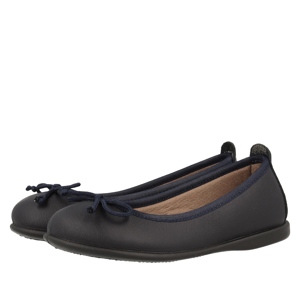 BALLERINE DELLA SCUOLA IN BLU NAVY VOLTAIRE 