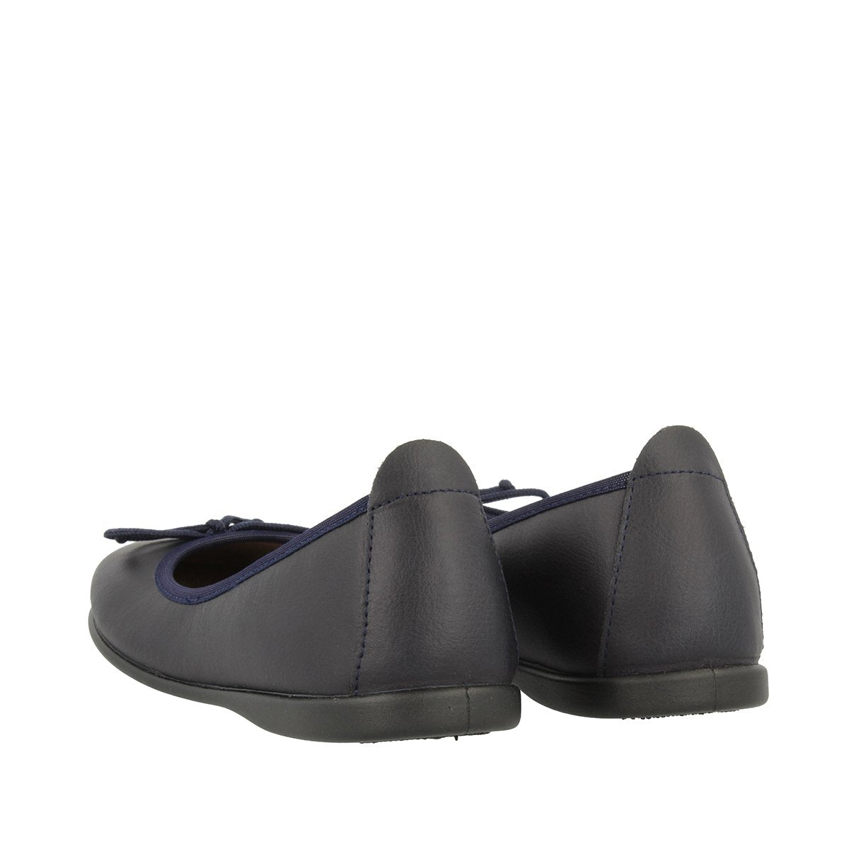 BALLERINE DELLA SCUOLA IN BLU NAVY VOLTAIRE 