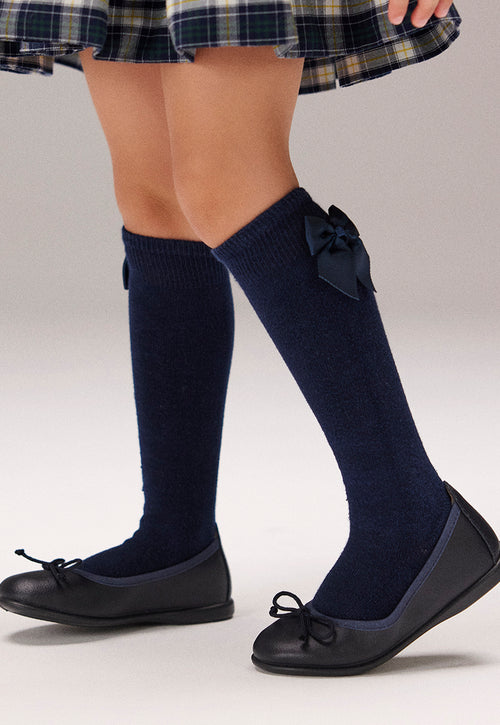 BAILARINAS ESCOLARES EN AZUL MARINO VOLTAIRE