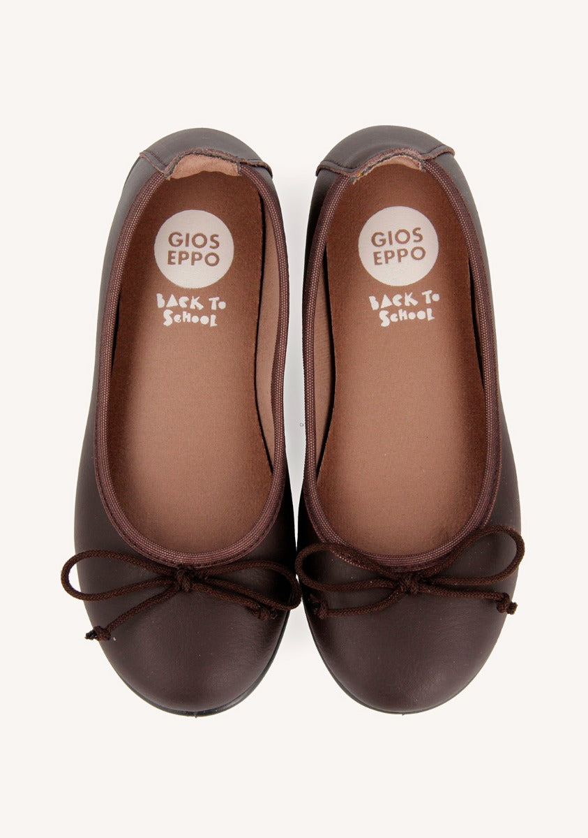 BALLERINE SCUOLA IN MARRONE VOLTAIRE
