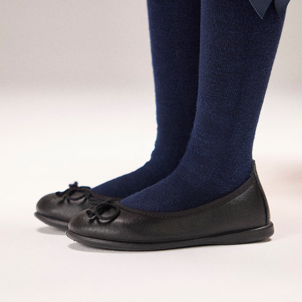 BALLERINE SCUOLA IN NERO VOLTAIRE