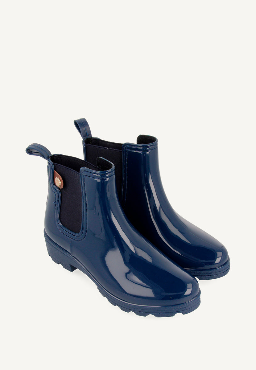 BOTAS DE AGUA AZULES PARA MUJER 40840