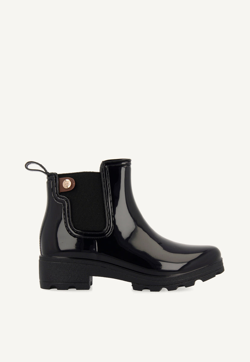 Botas de agua negras para mujer  40840