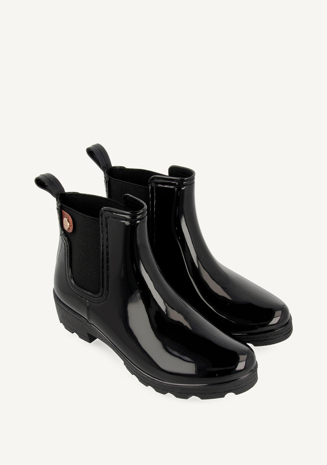 STIVALI DA PIOGGIA NERI PER DONNA 40840