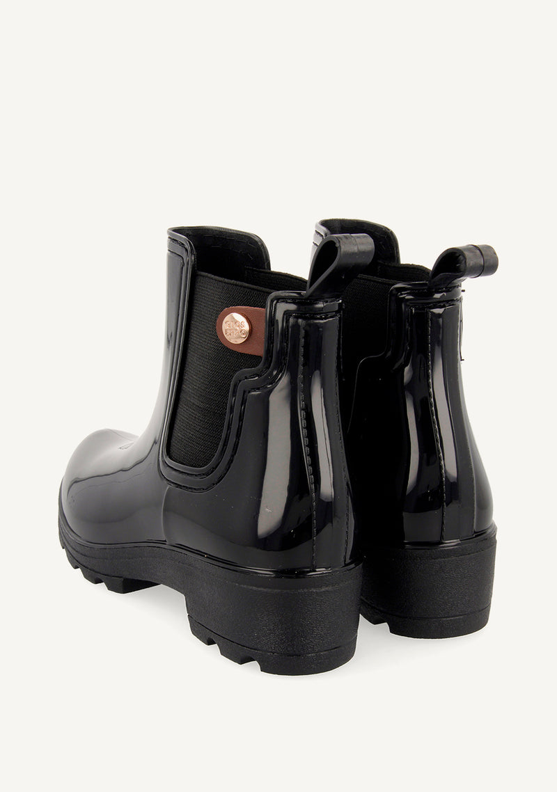 Botas de agua negras para mujer  40840