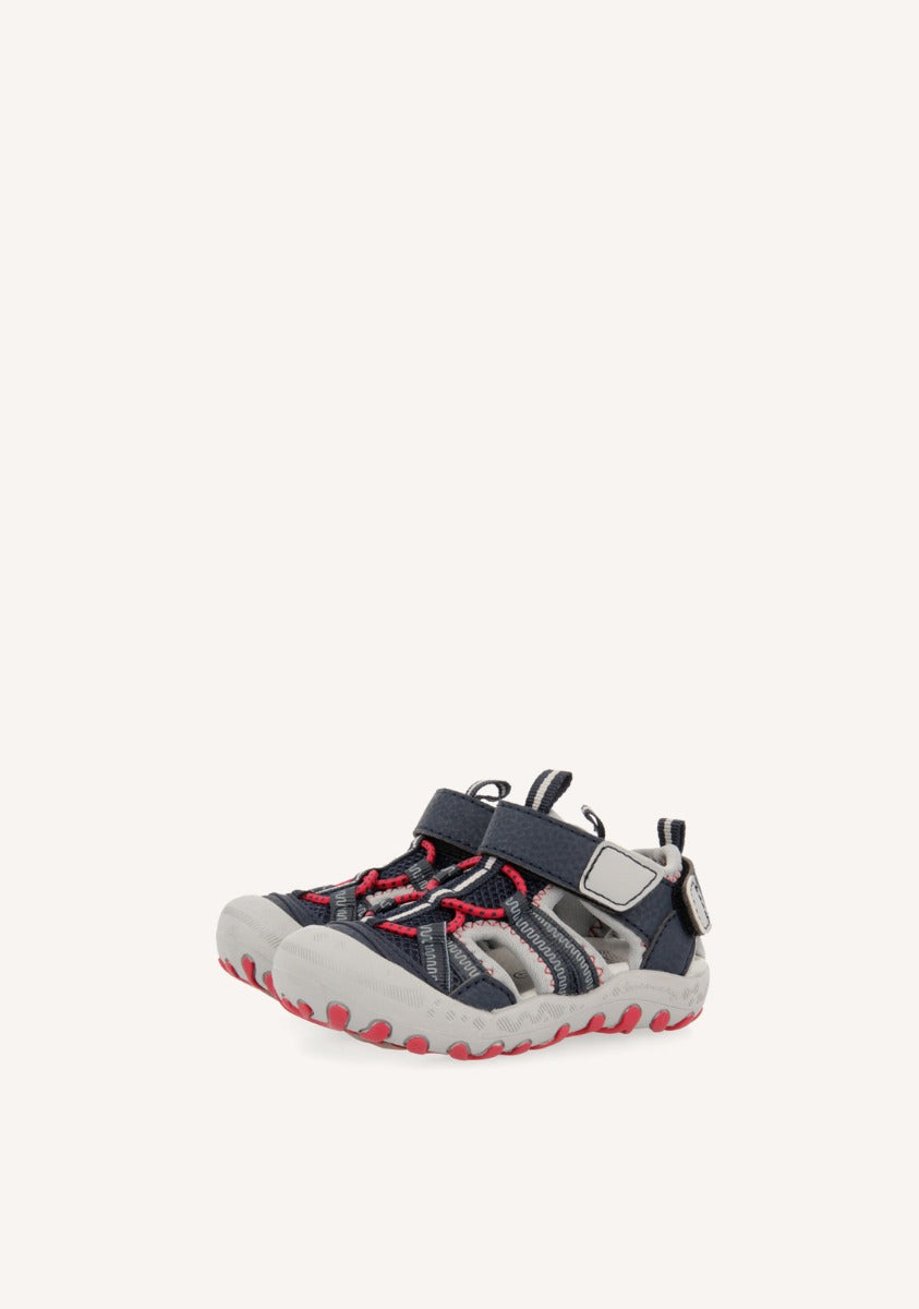 Sporty flip flops in blue for girls TONALA