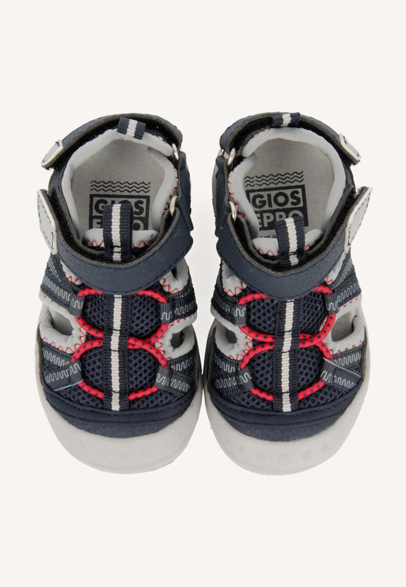 Sporty flip flops in blue for girls TONALA