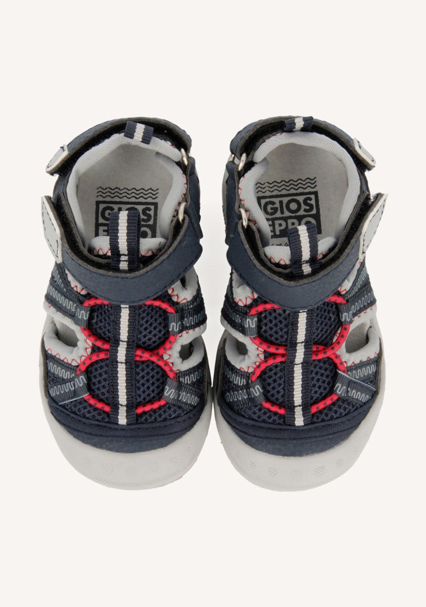 Sporty flip flops in blue for girls TONALA