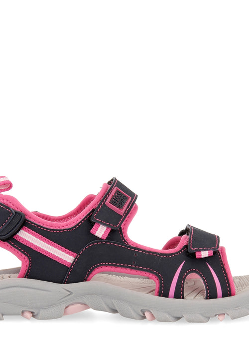 Pink sporty flip flops for girls AACHEN