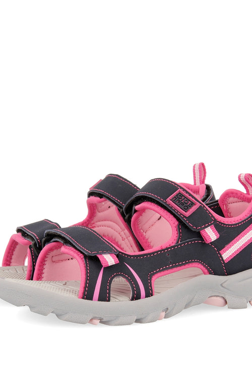 Pink sporty flip flops for girls AACHEN