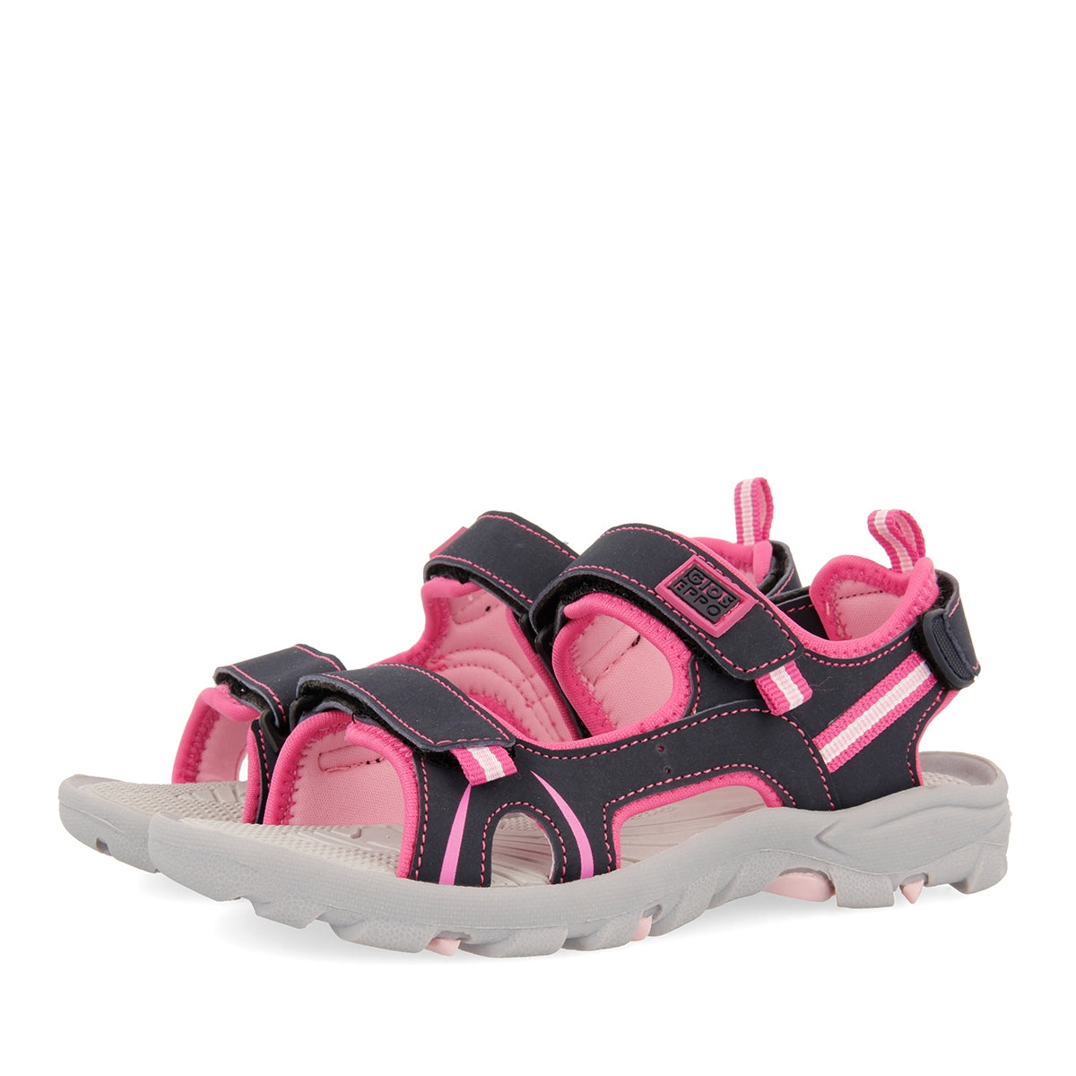 Pink sporty flip flops for boys AACHEN