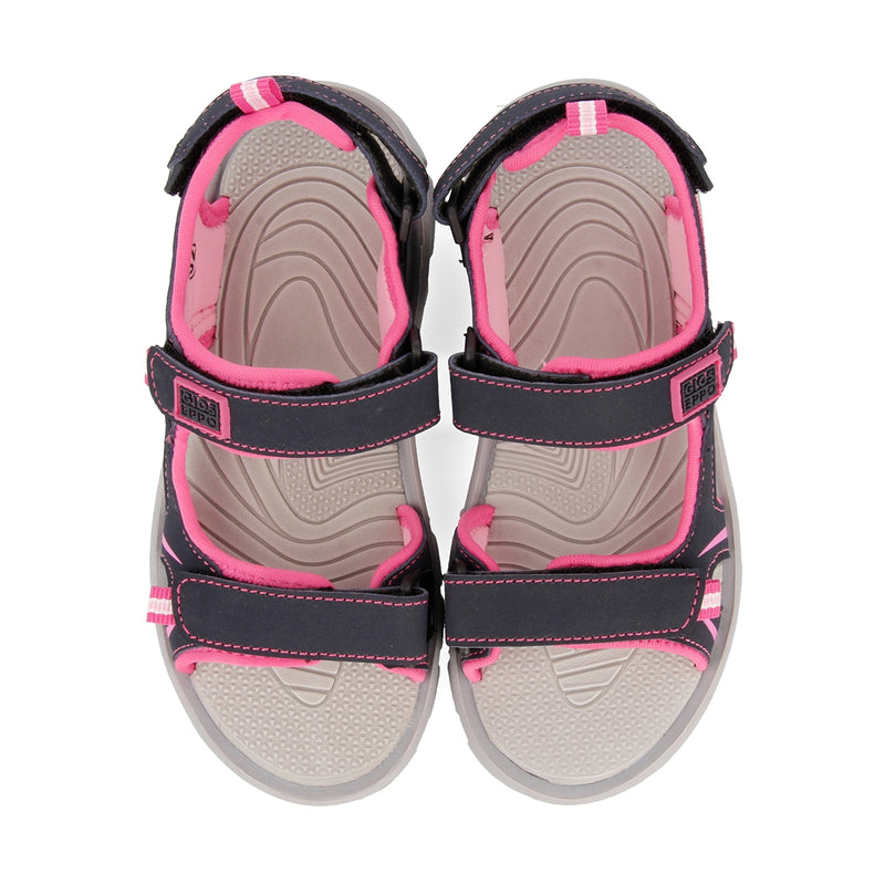 Pink sporty flip flops for boys AACHEN
