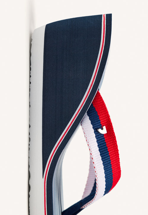 Chanclas esclavas azul marino para mujer CASIS