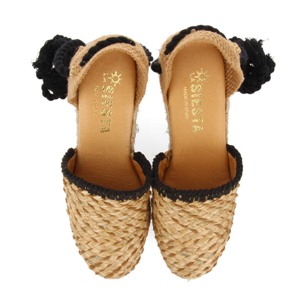 La siesta victorina women's black espadrilles