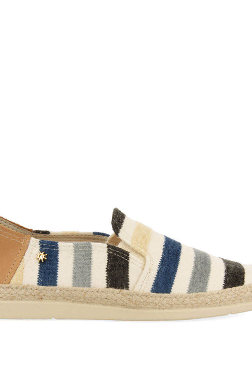Alpargatas la siesta en color azul para hombre natura m