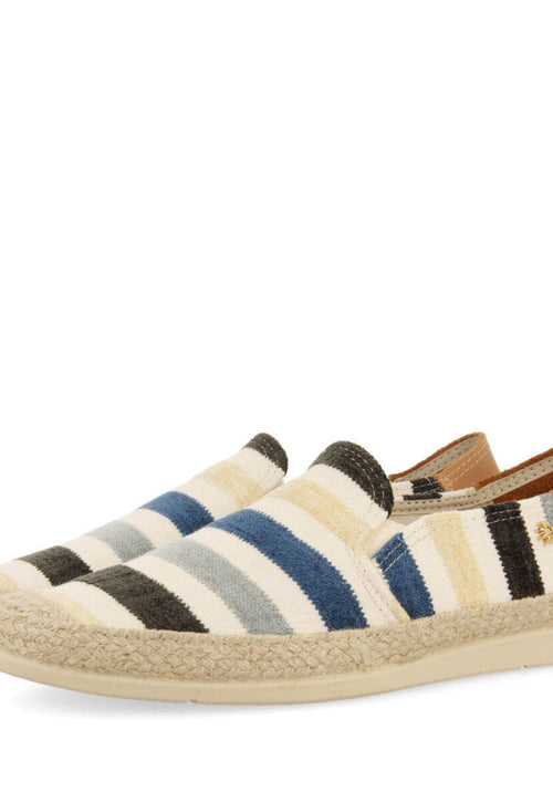 Alpargatas la siesta en color azul para hombre natura m