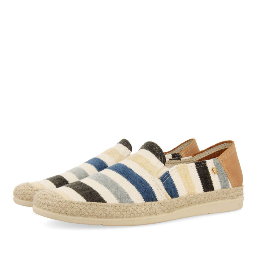 La siesta natura m men's blue espadrilles